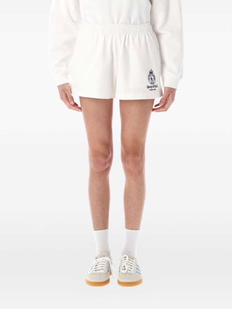 logo-print shorts 1