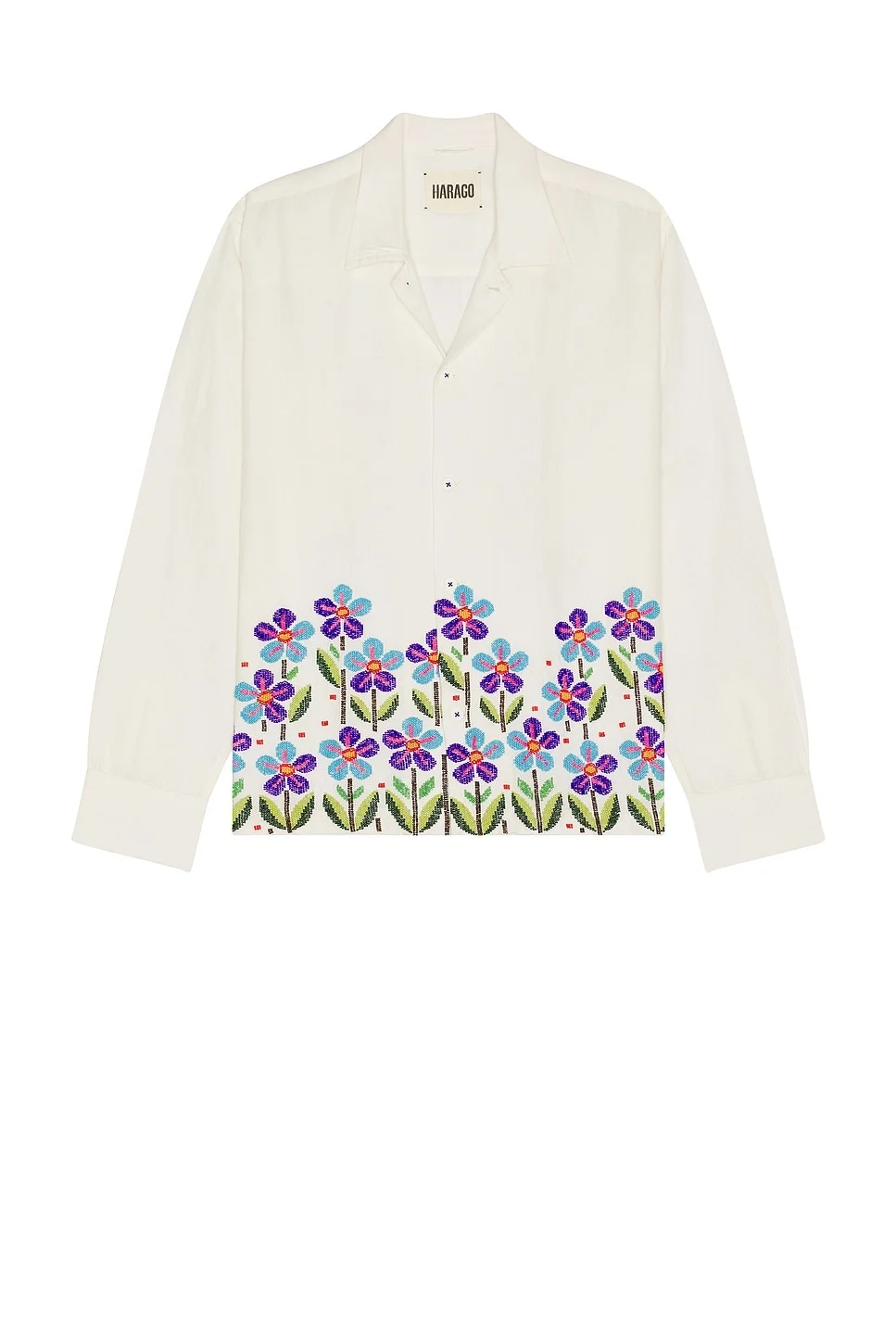 Beaded Floral Shirt - 1