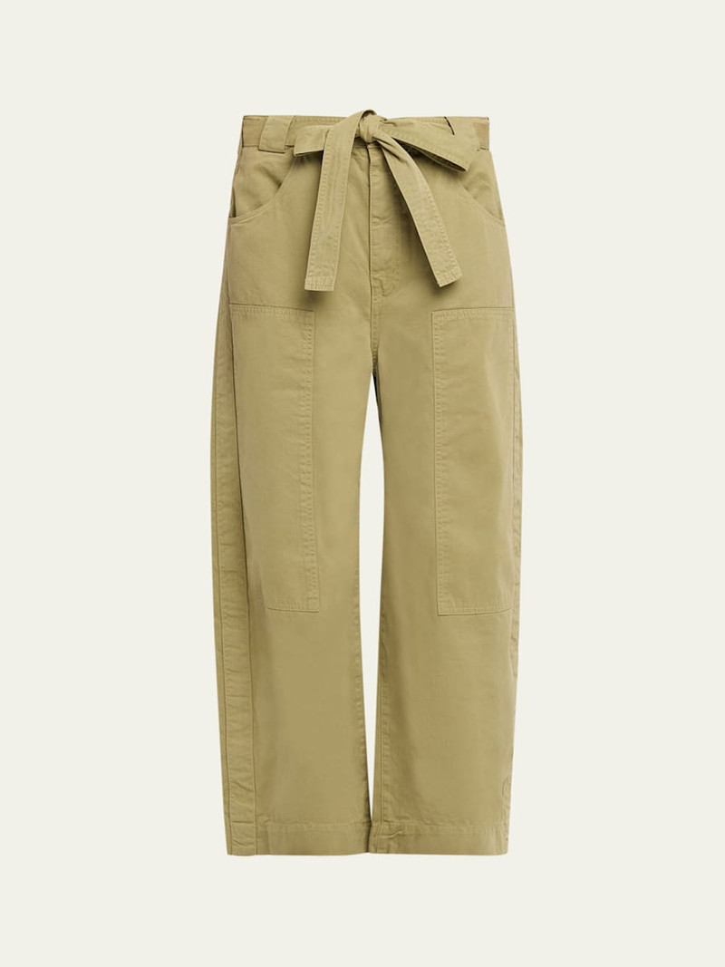 The Karate Barrel-Leg Pants 1