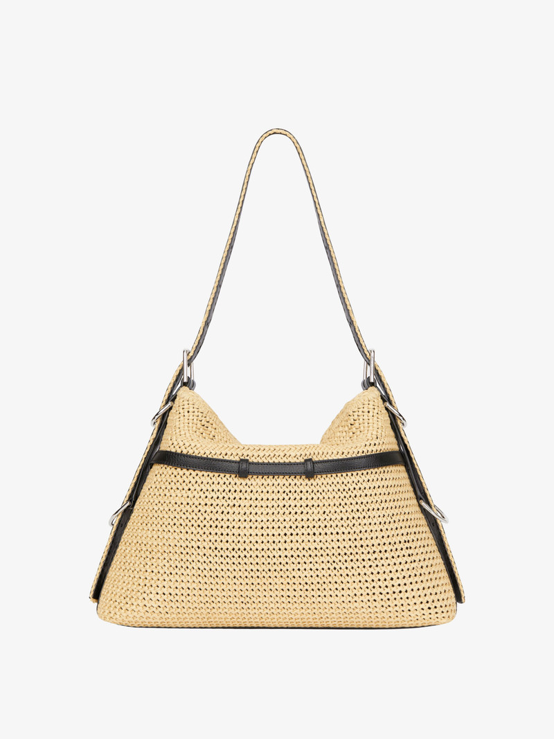 MEDIUM VOYOU BAG IN RAFFIA 4
