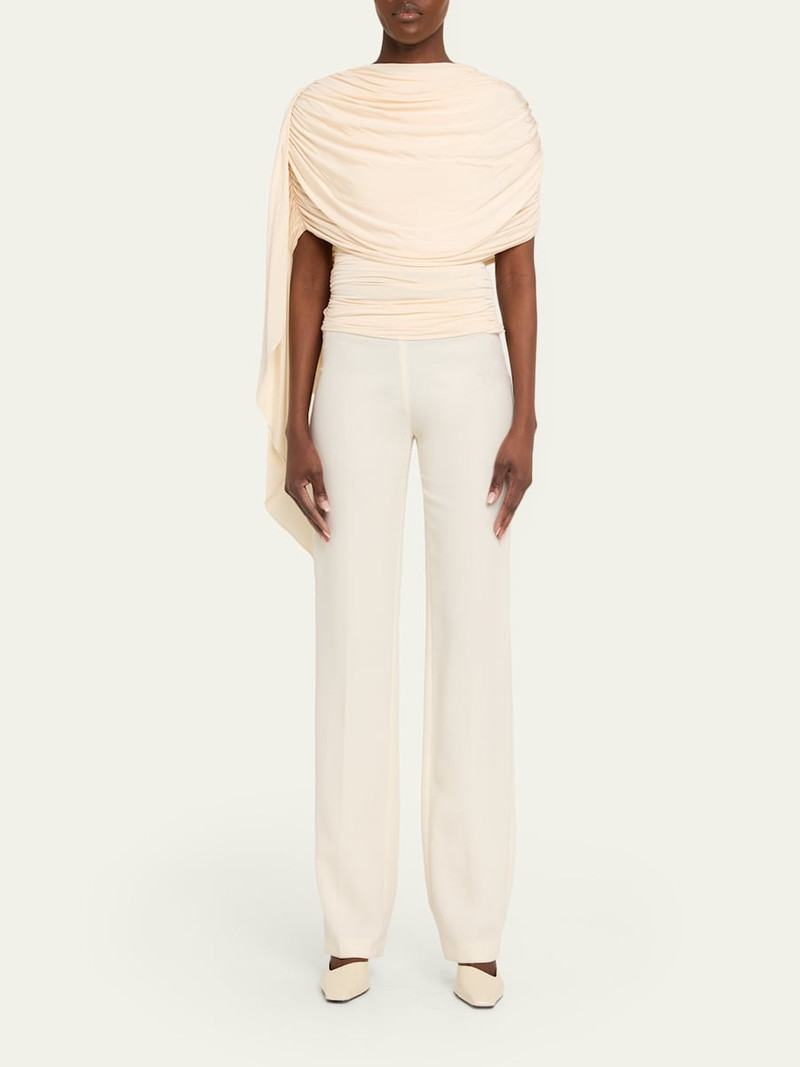 RONNY KOBO Saira Draped Top outlook