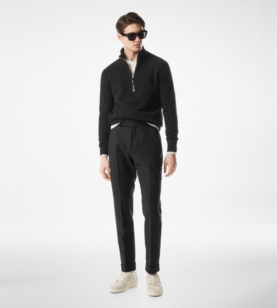 TOM FORD CASHMERE LAMBSWOOL HALF ZIP outlook