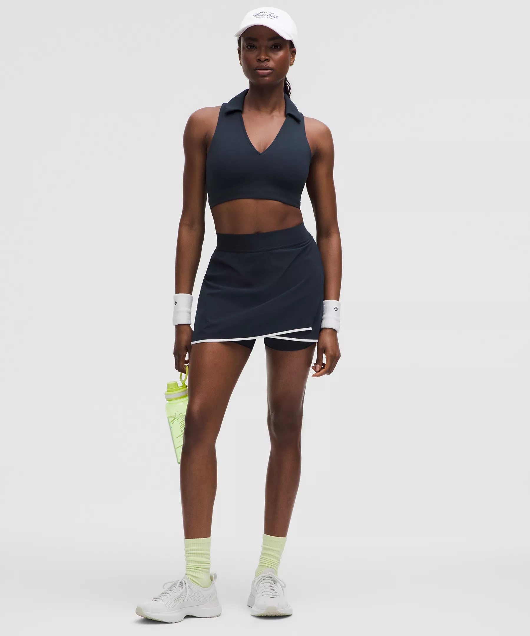 Lightweight Wrap-Front Tennis Skirt - 2