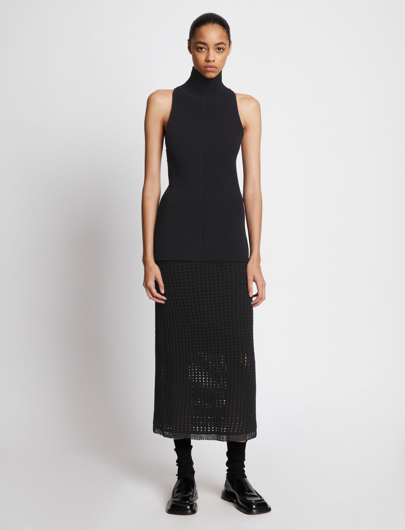 Proenza Schouler Cotton Rib Sleeveless Tank outlook