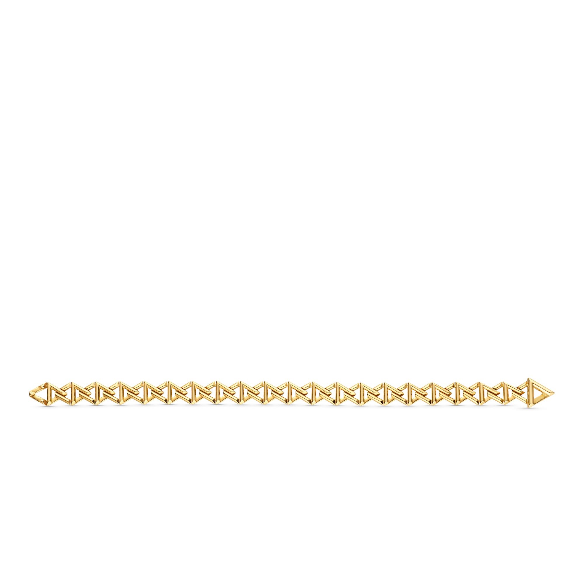 LV Volt Curb Chain Small Bracelet, Yellow Gold - 3