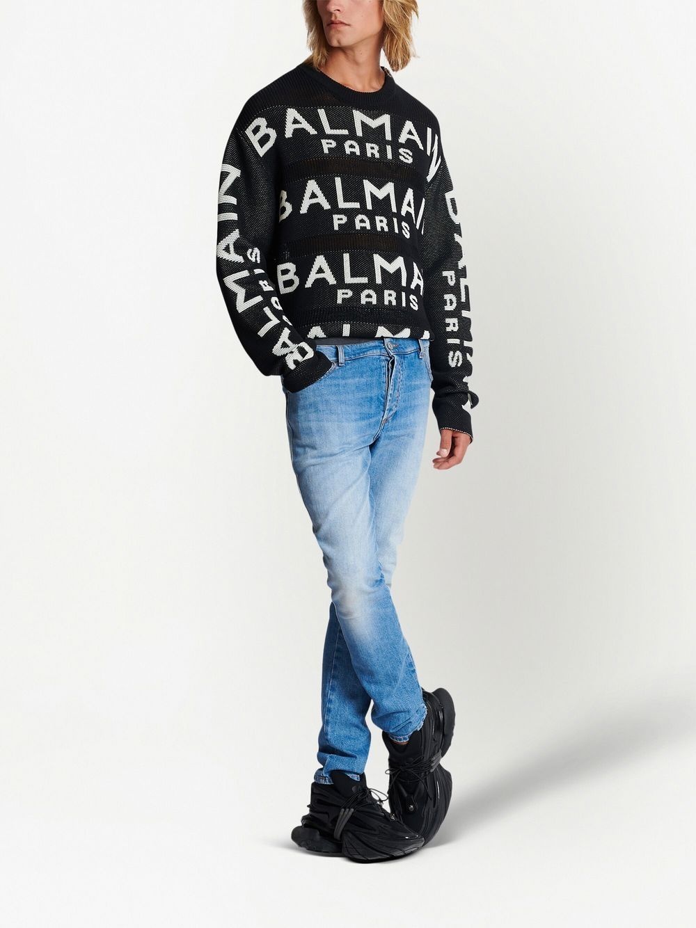 slim-cut leg jeans - 2