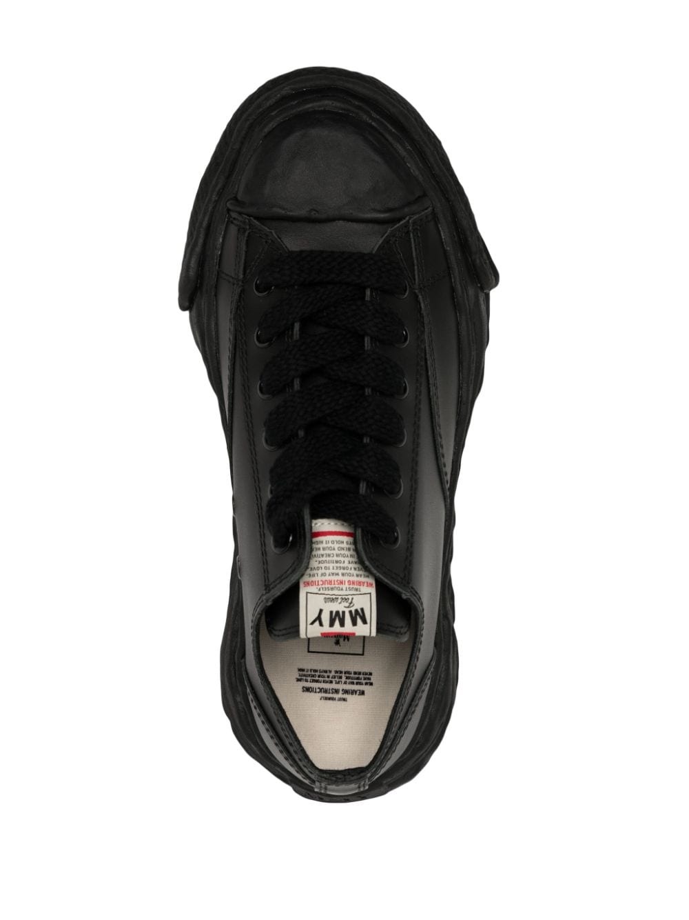 Peterson leather low-top sneakers - 4