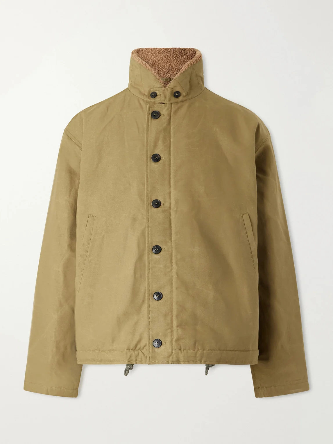 Deck Wool Fleece-Lined Cotton-Canvas Jacket - 1