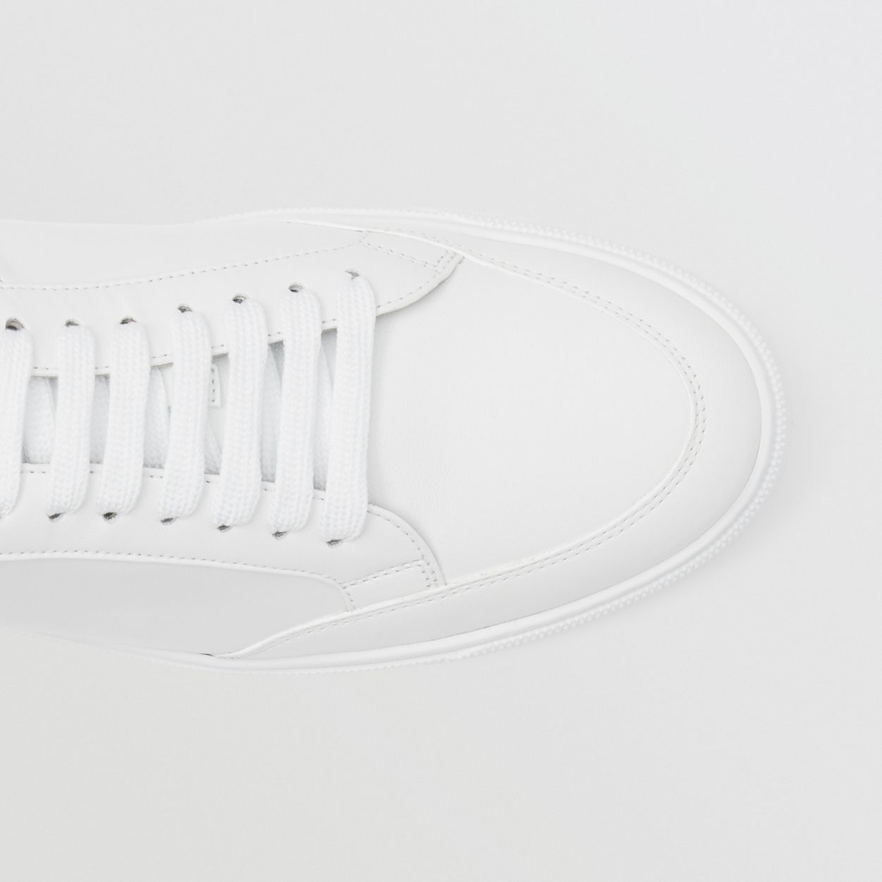 Logo Detail Leather Sneakers - 2