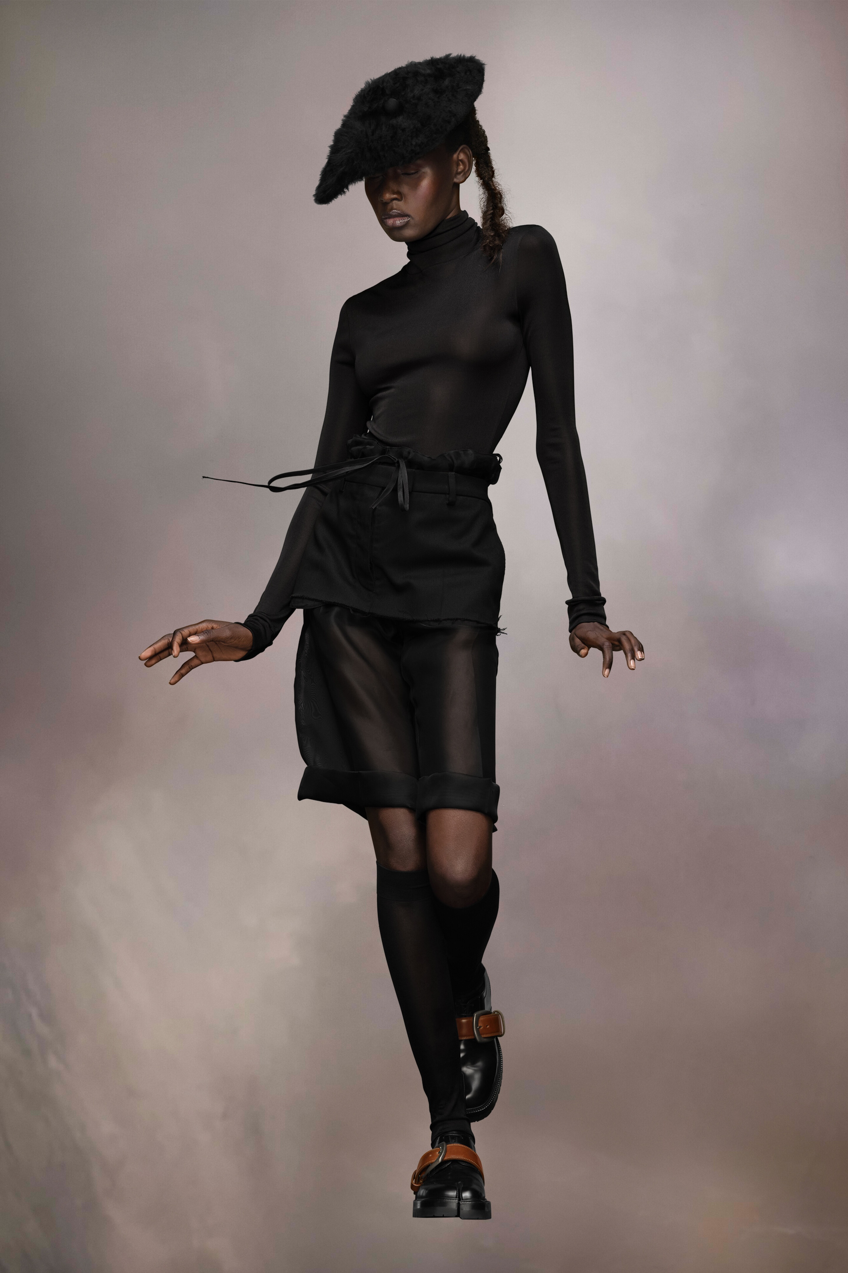 High-neck Bodysuit - 5
