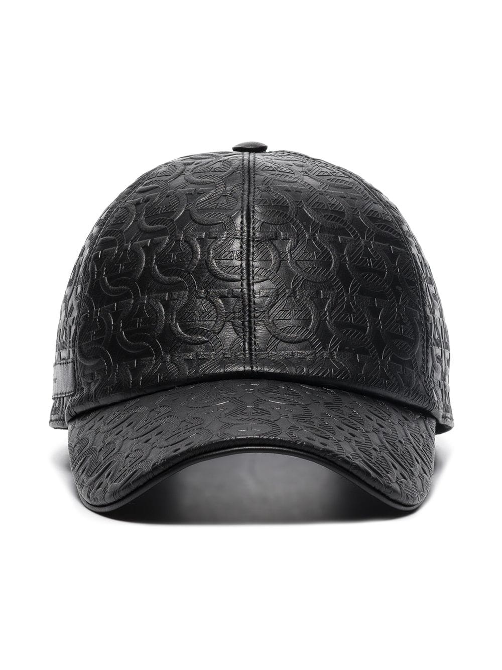 Gancini leather cap - 1