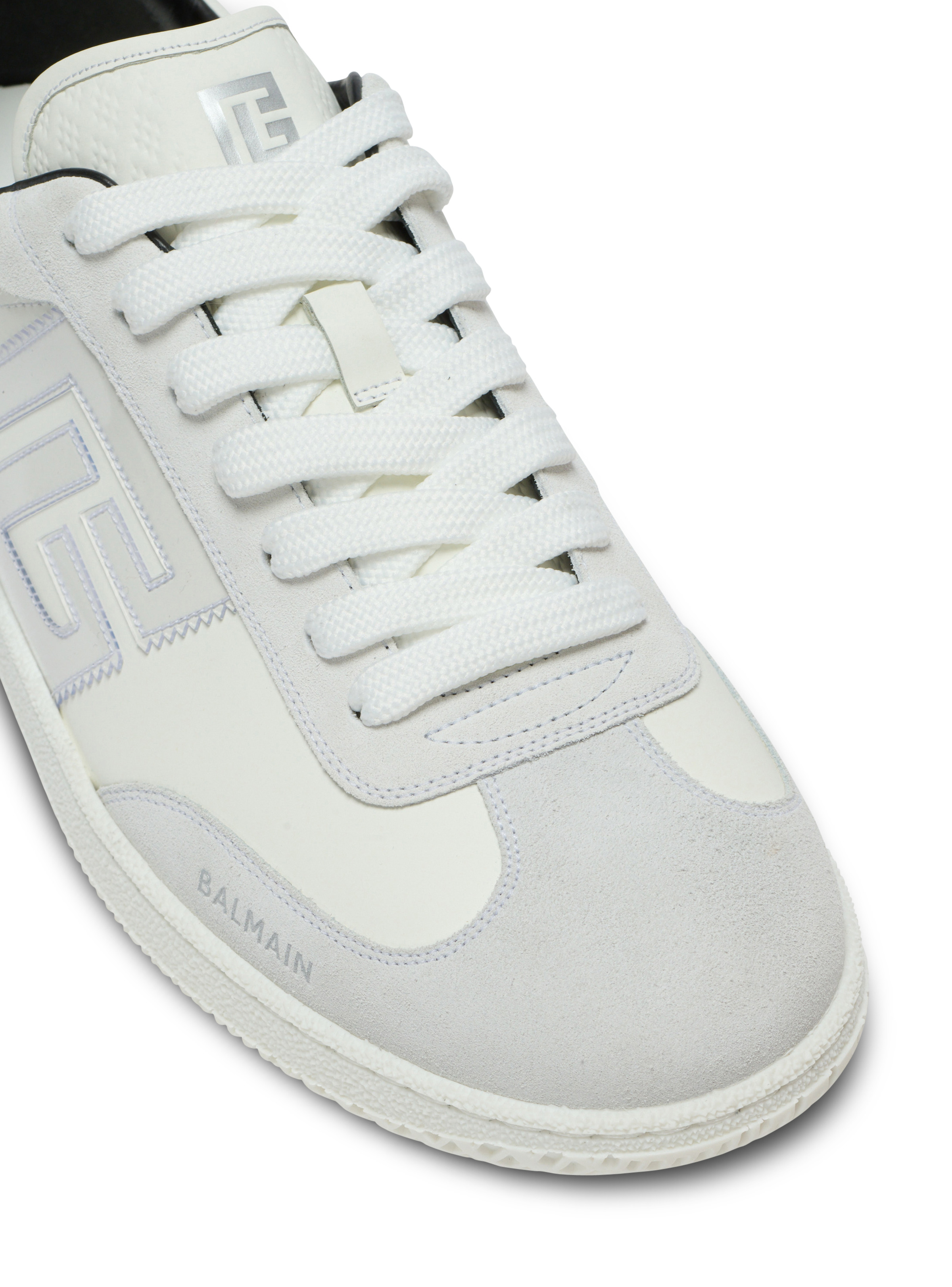 Suede Balmain Swan trainers - 8