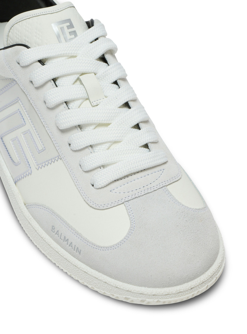 Suede Balmain Swan trainers 8