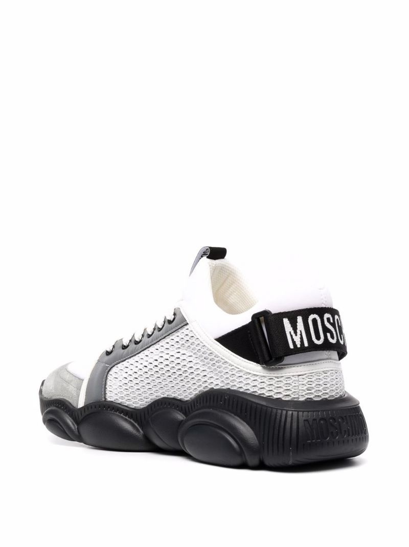 mesh-panelled chunky sneakers - 3