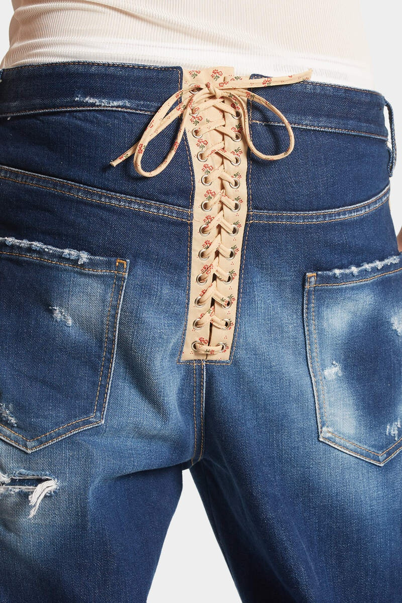 MEDIUM RIPPED KNEE WASH 642 JEANS 7