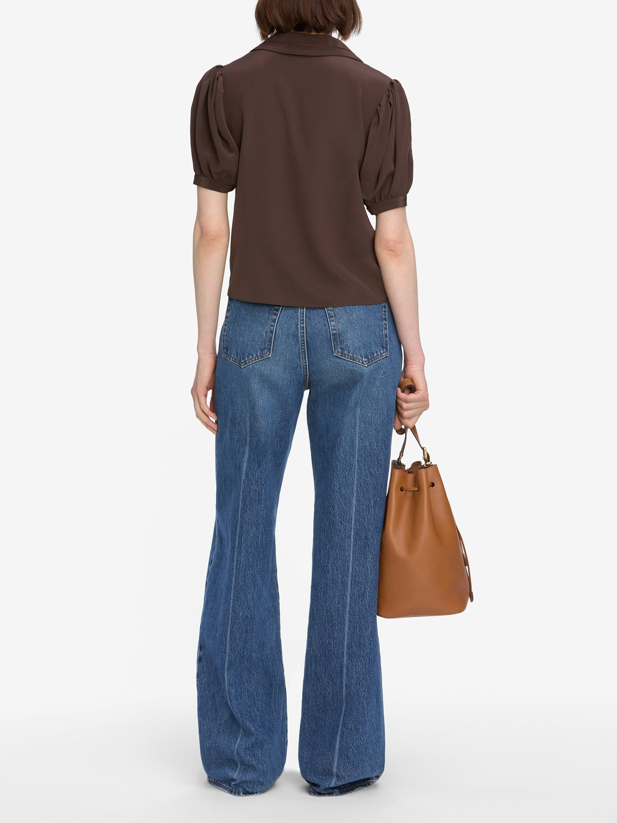 The Sailor Blouse in Coffee - 6