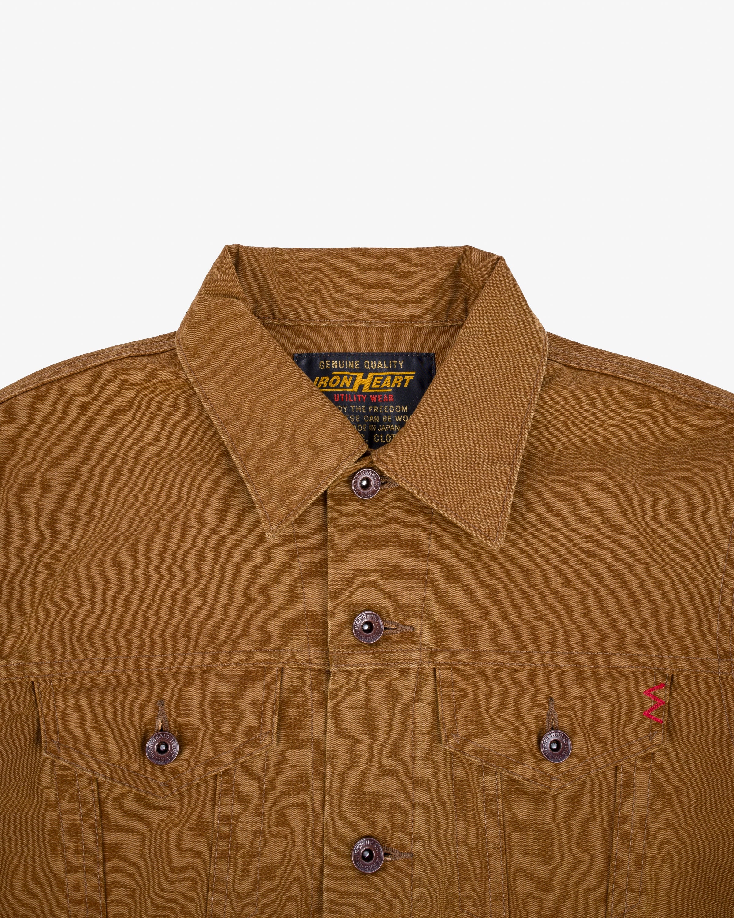 9OZ CANVAS TYPE III JACKET - BROWN - 8