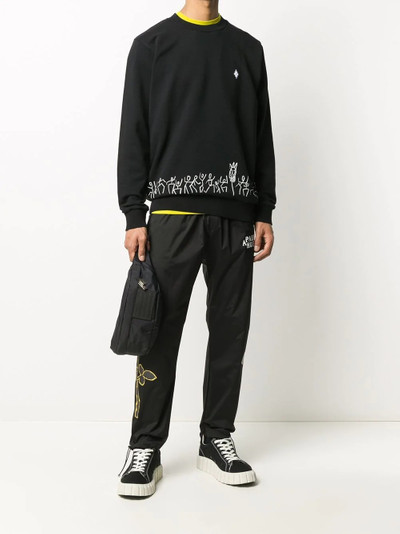 Marcelo Burlon County Of Milan Cross Tribe crew-neck sweatshirt outlook