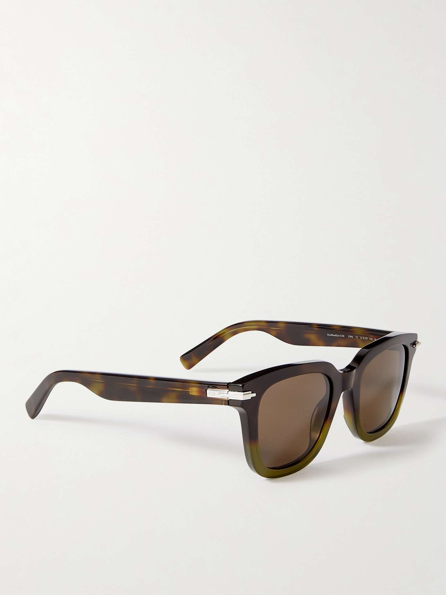 DiorBlackSuit R2I Round-Frame Tortoiseshell Acetate Sunglasses - 2