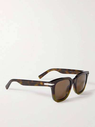 Dior DiorBlackSuit R2I Round-Frame Tortoiseshell Acetate Sunglasses outlook