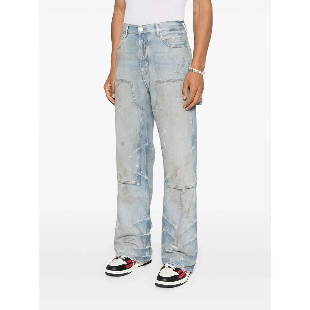 Amiri Blue Denim - Regular & Straight-Leg Jeans Men - 5