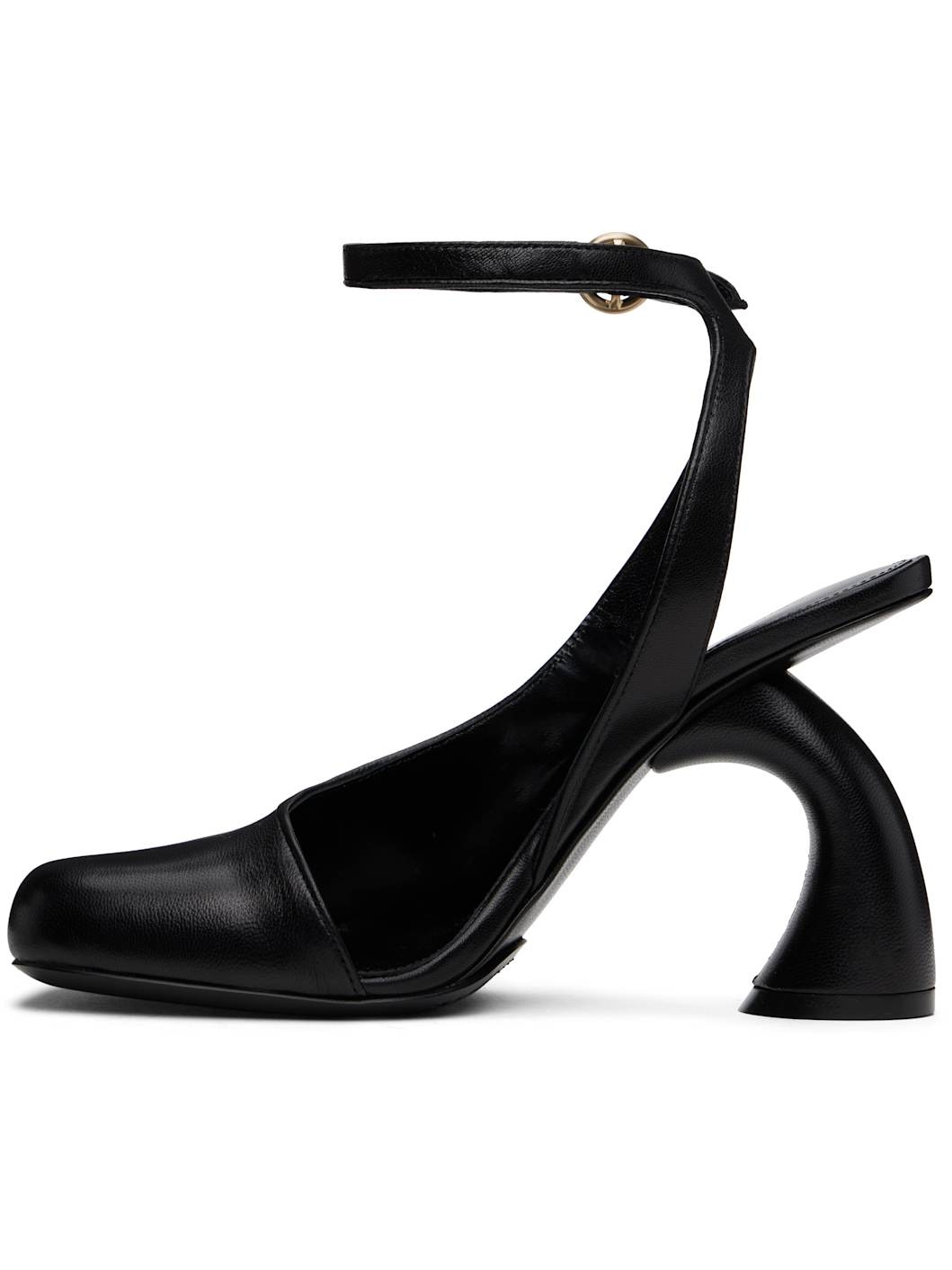 Black Asymmetric Heels - 3