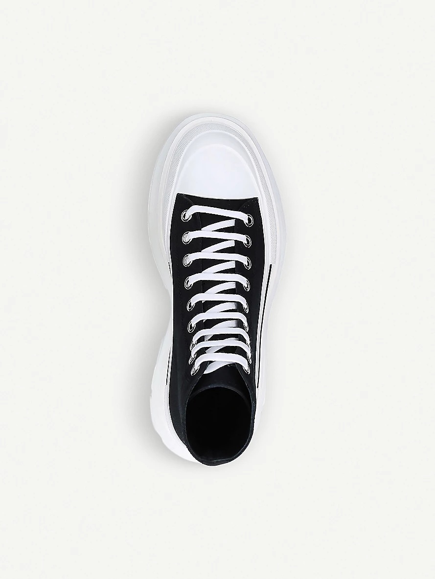 Men's Tread high-top canvas trainers - 2