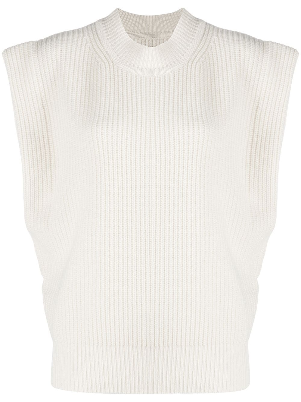 sleeveless oversized sweater - 1