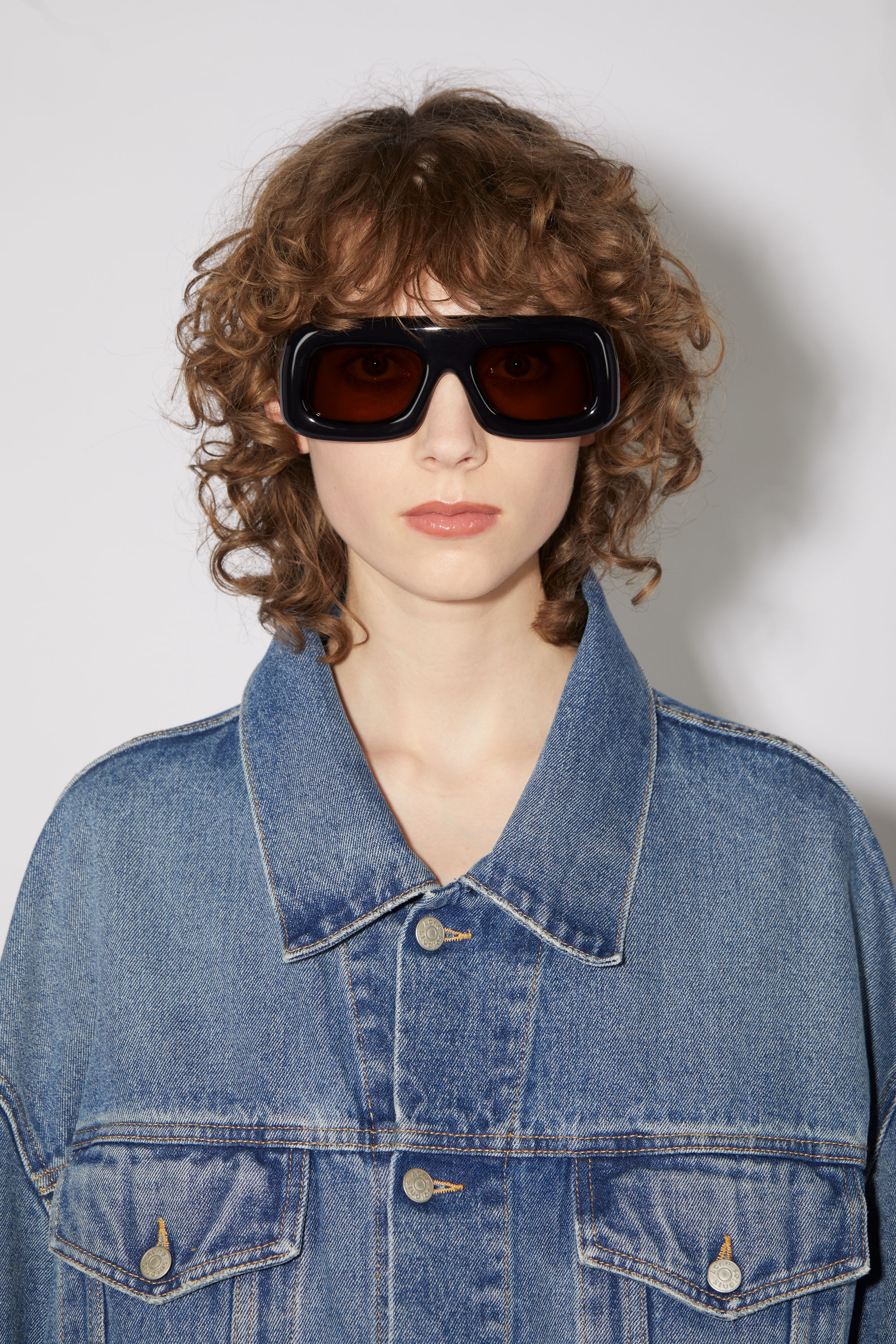 Acne Studios Indigo Blue Oversized Fit Denim Jacket