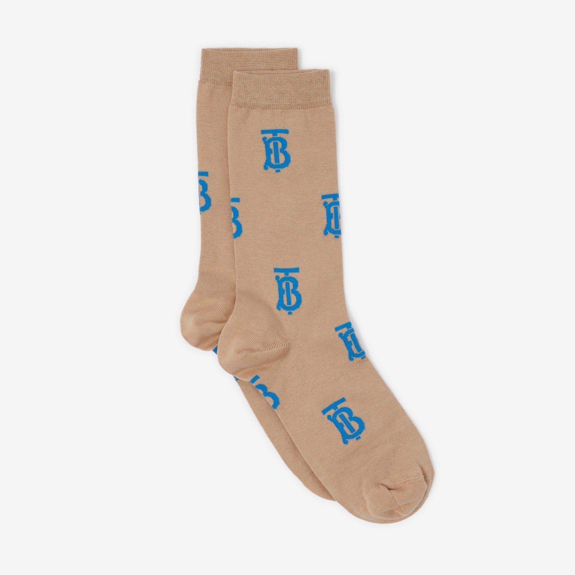 Monogram Motif Cotton Cashmere Blend Socks - 2