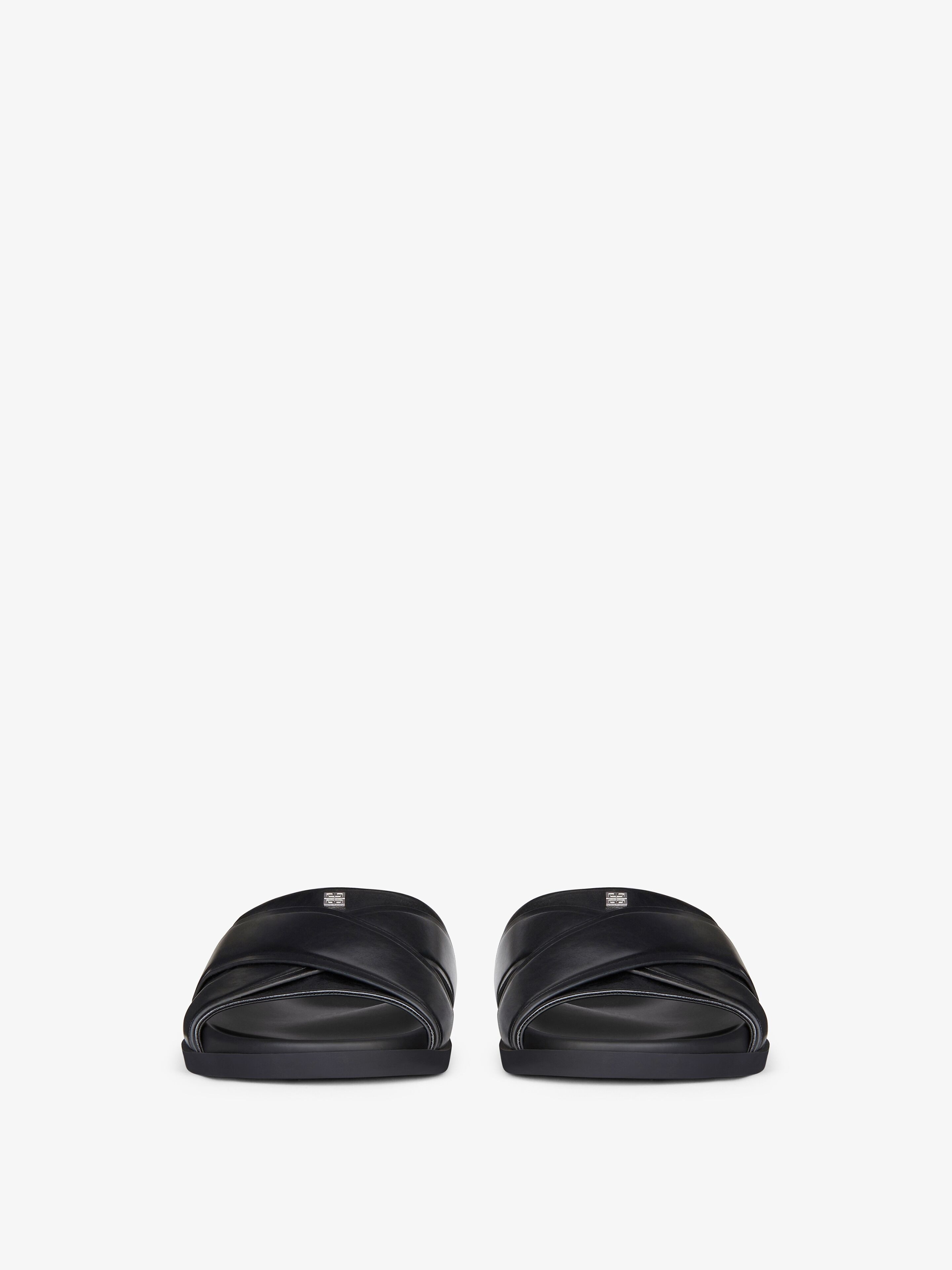 G PLAGE FLAT SANDALS IN LEATHER - 2