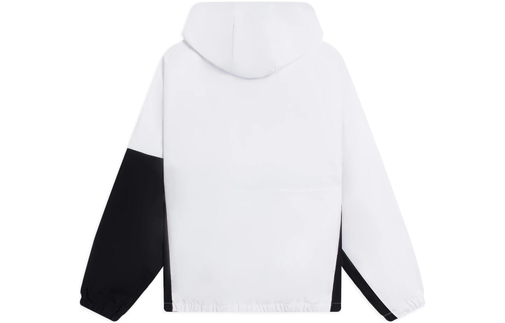 Li-Ning BadFive Big Logo Full Zip Hooded Jacket 'White Black' AFDS569-6 - 2
