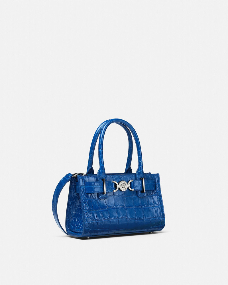 VERSACE Croc-Effect Medusa '95 Small Tote Bag outlook