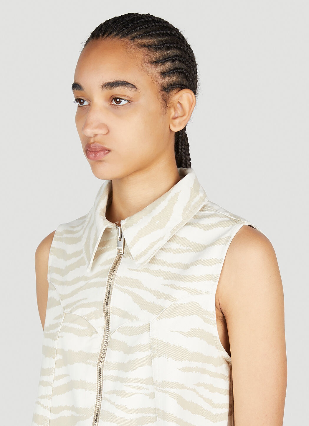 Zebra Print Mini Dress - 5
