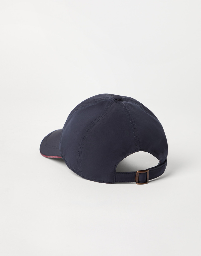 Brunello Cucinelli Water-resistant microfiber baseball cap with embroidered logo outlook