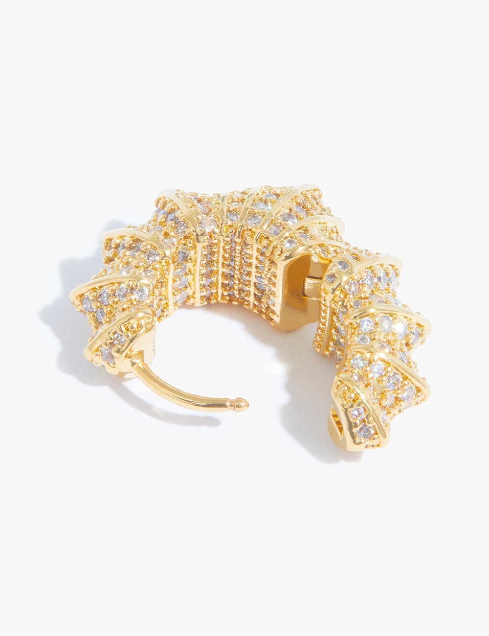 ZIMMERMANN DECO PAVE HOOPS - 7