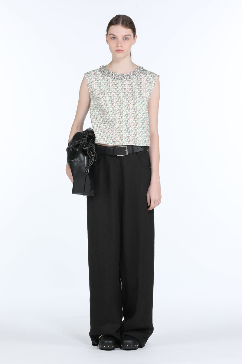 FLORAL-PRINT CROP 상단 4