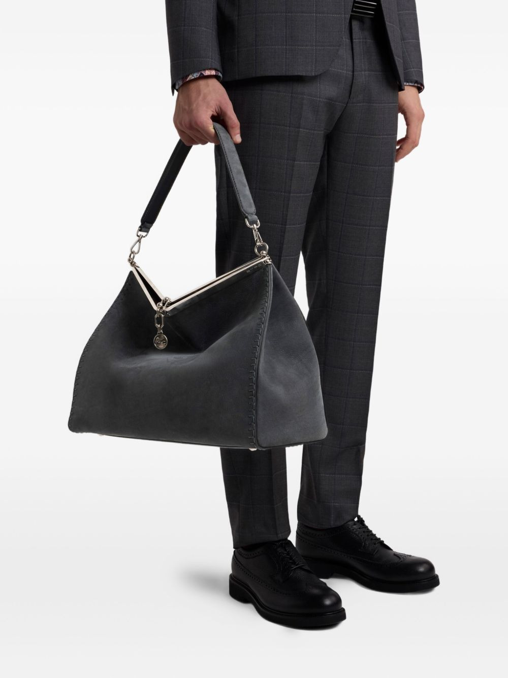 large Vela nubuck-leather tote bag - 2