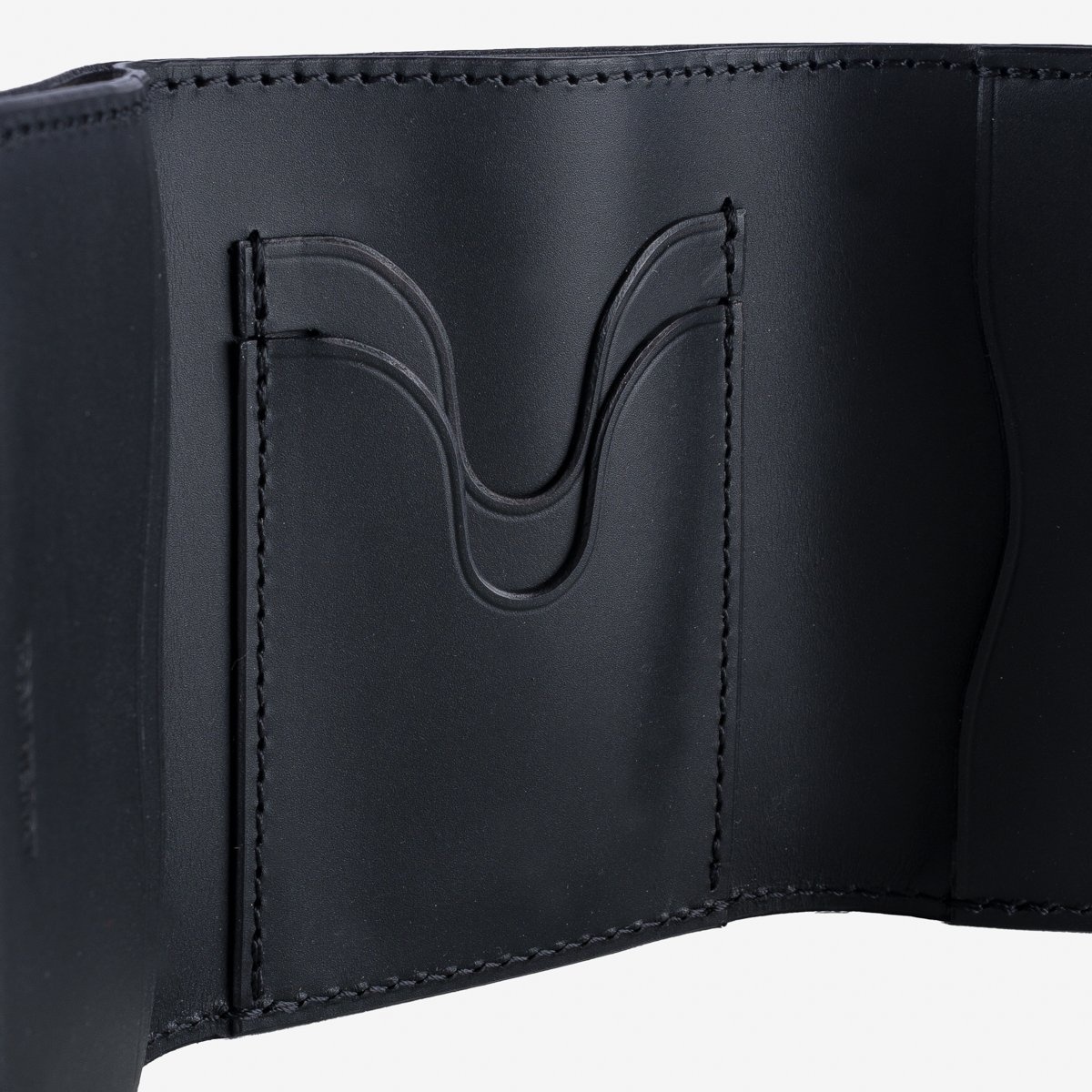 IHG-116-BLK Trifold Card Wallet - Black - 6