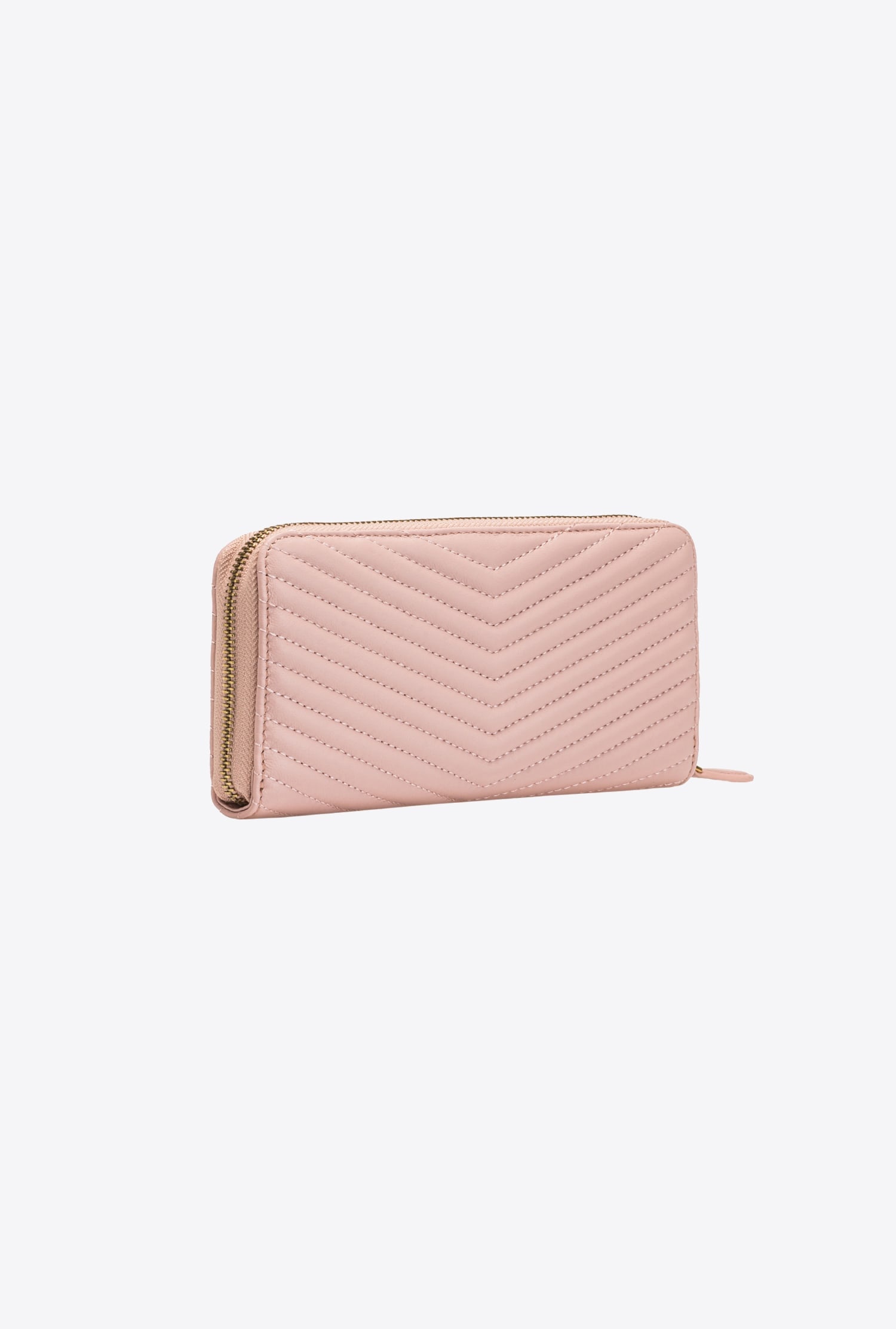 ZIP-AROUND WALLET IN CHEVRON-PATTERNED NAPPA LEATHER - 2