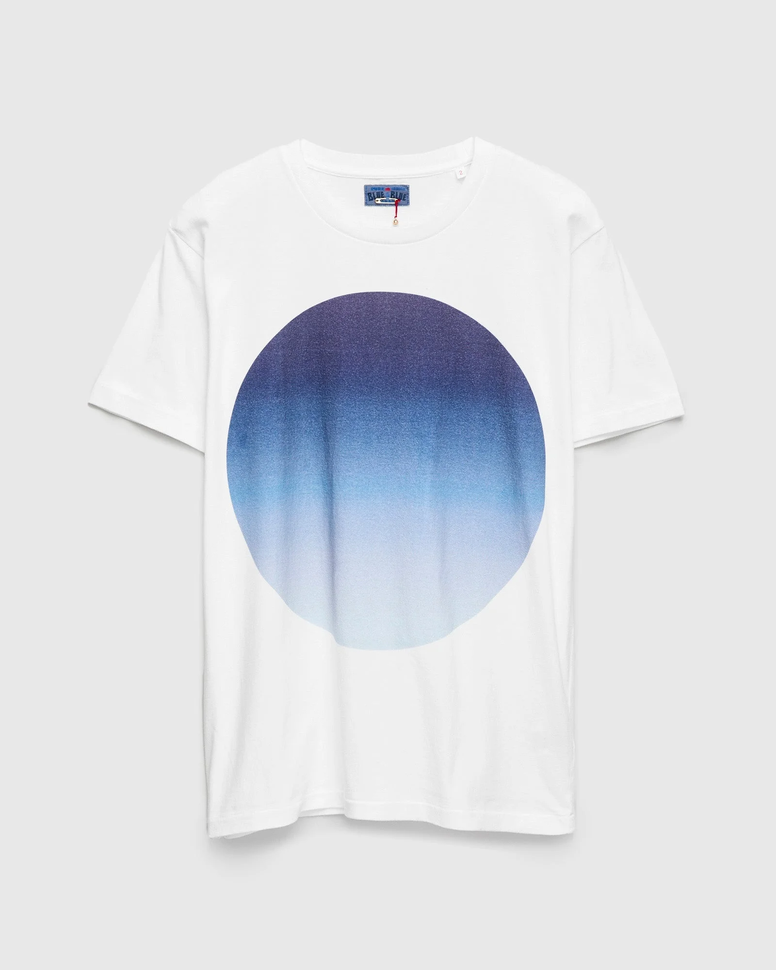 Gradation Big Circle Tee in Blue - 1