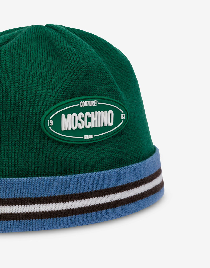 OVAL LOGO WOOL HAT 3