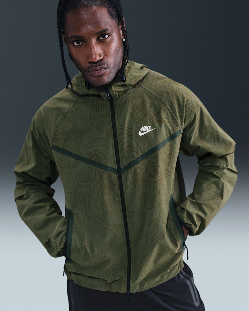 Nike Tech Men's Full-Zip Woven Windrunner Jacket 1