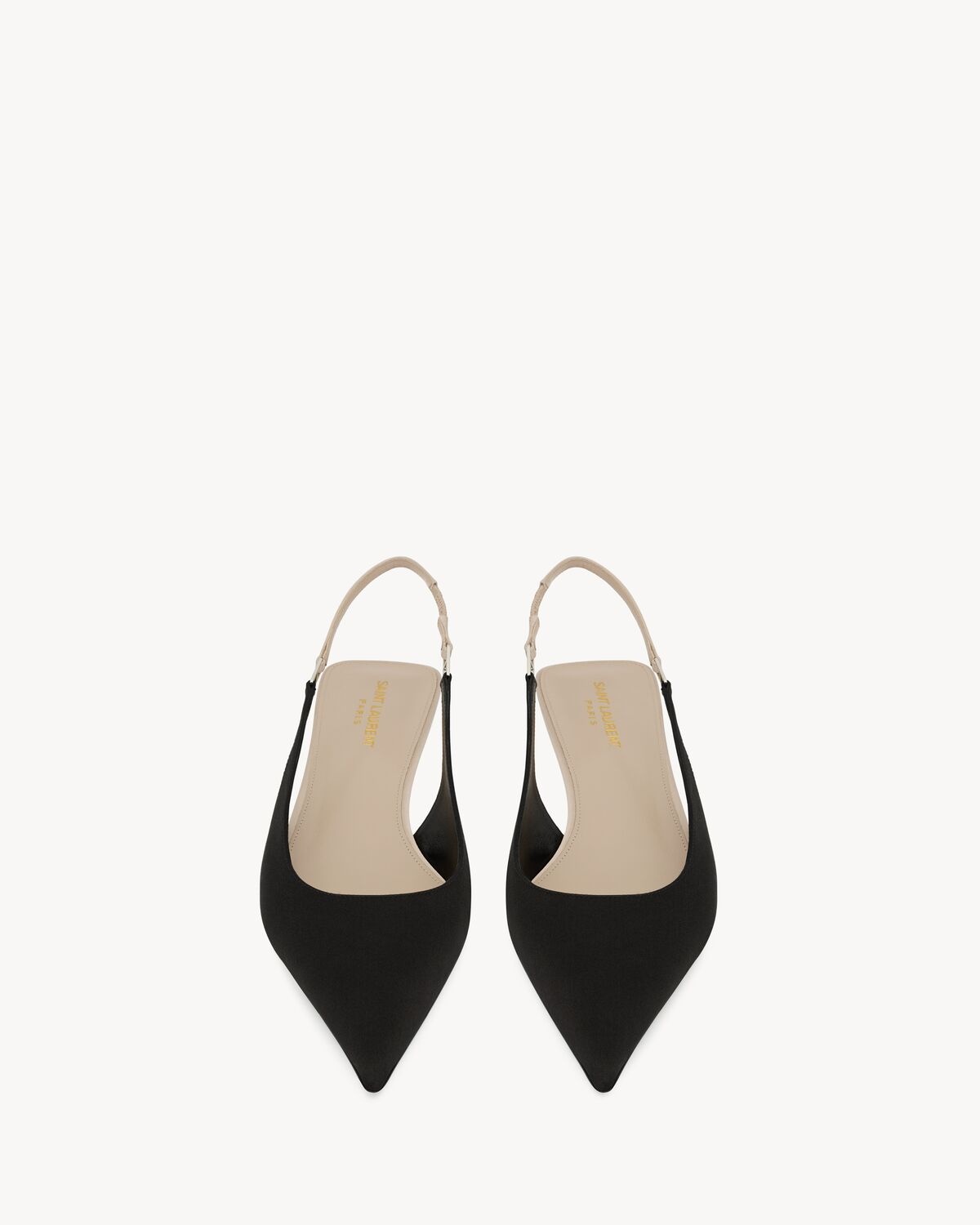 CHERISH SLINGBACK PUMPS IN SATIN CREPE - 3