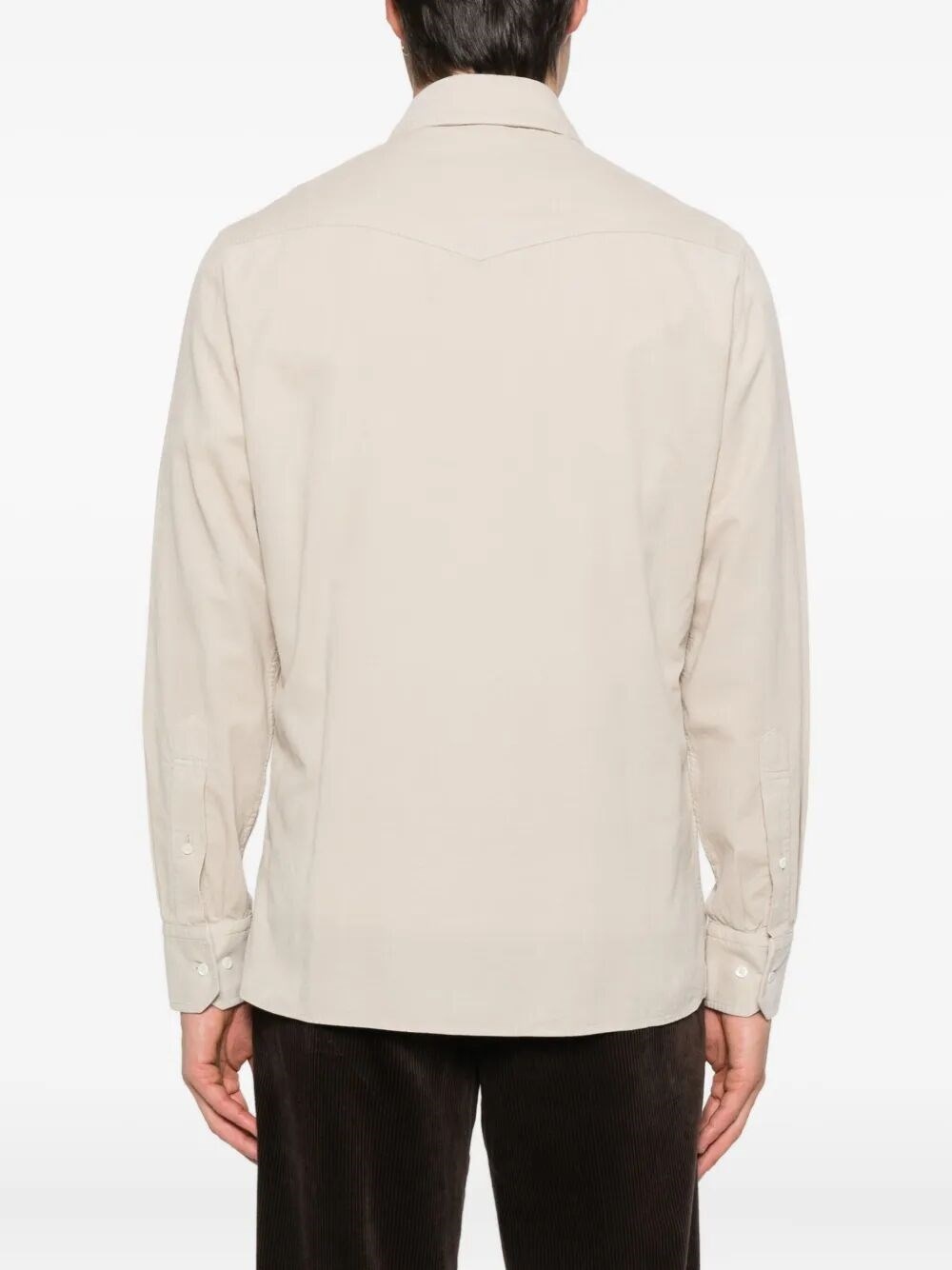 Easy Fit Western Shirt In Corduroy - 5
