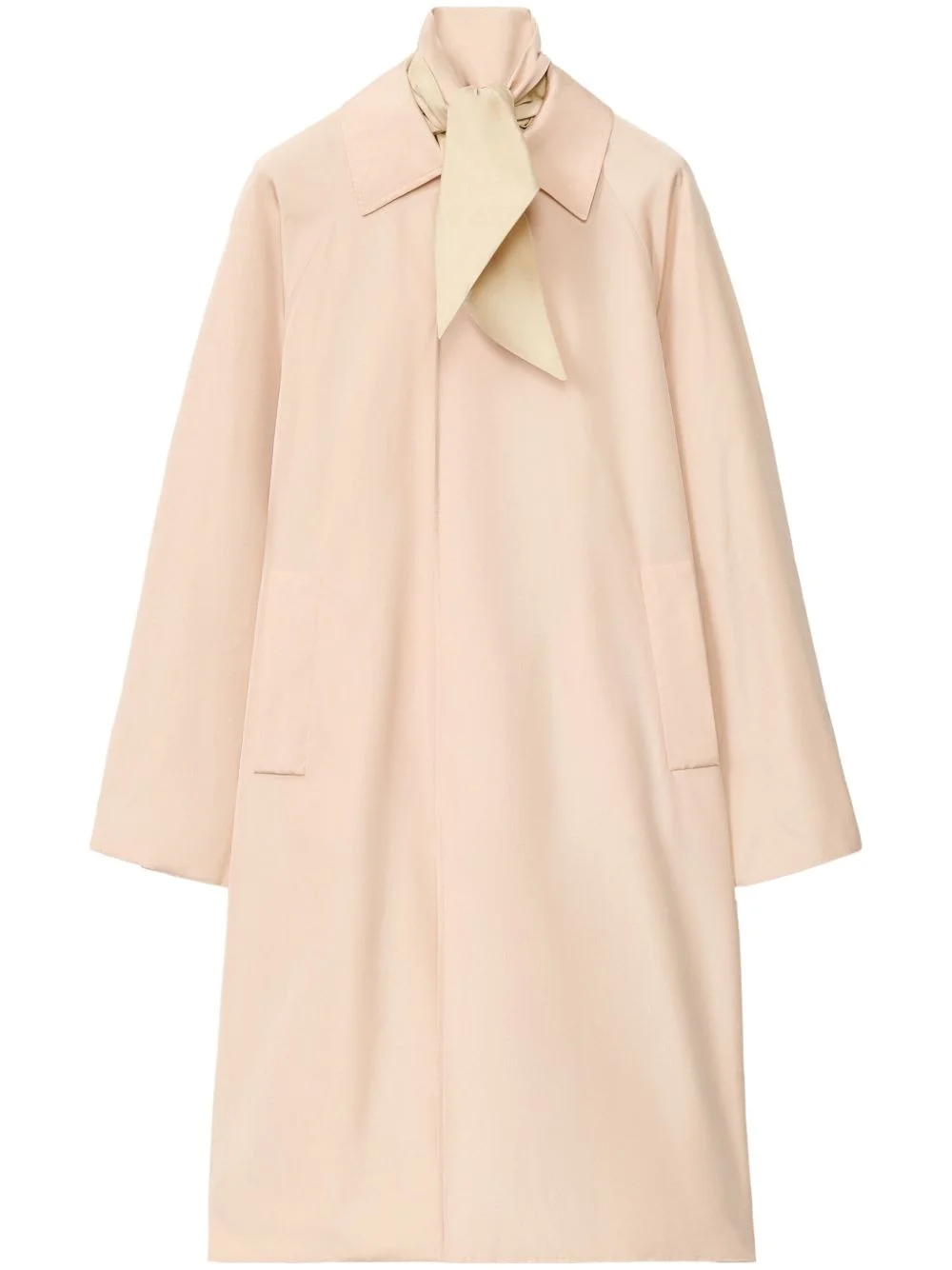 oversized-collar coat - 1