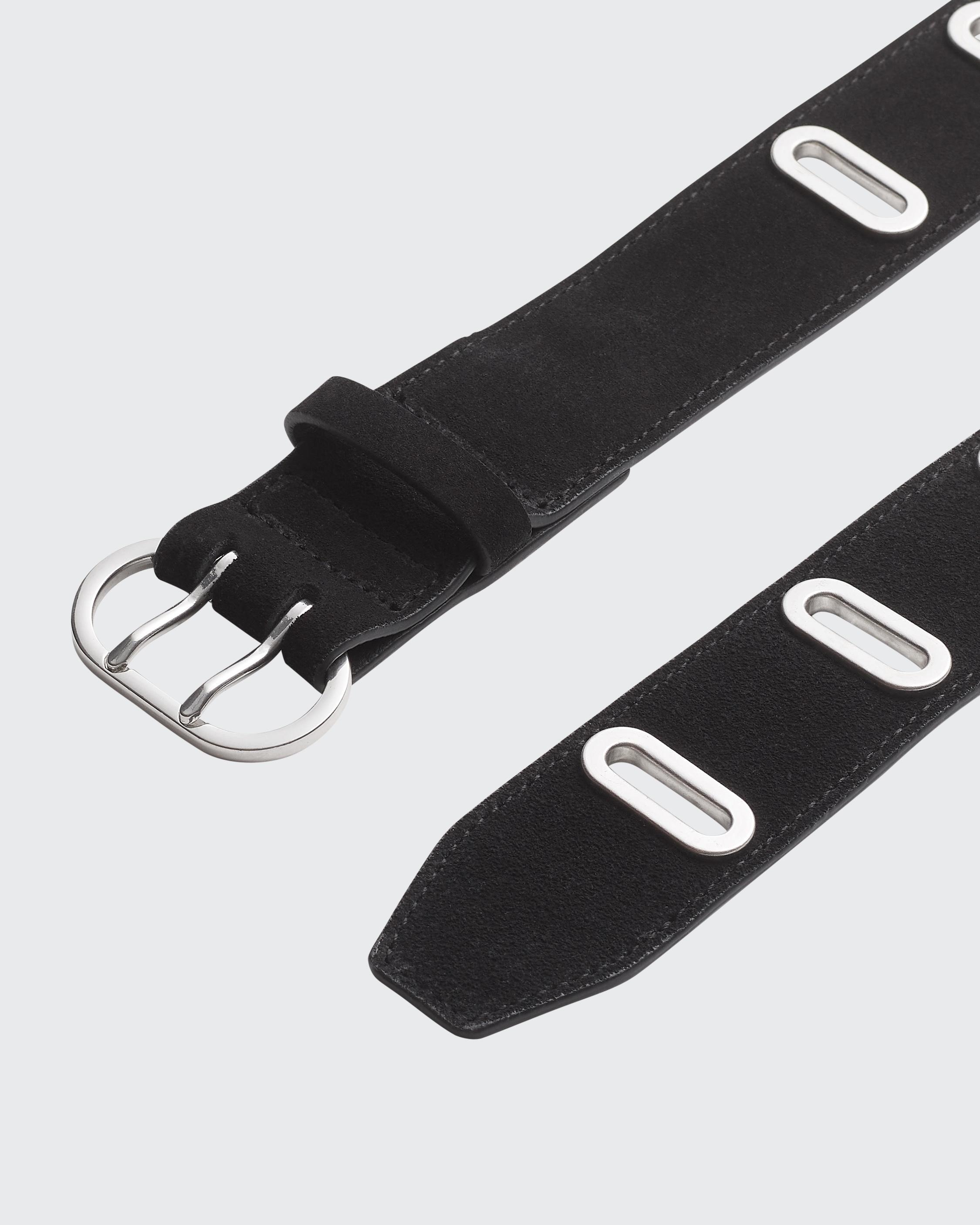 River Studded Belt
Leather & Suede Belt - 3