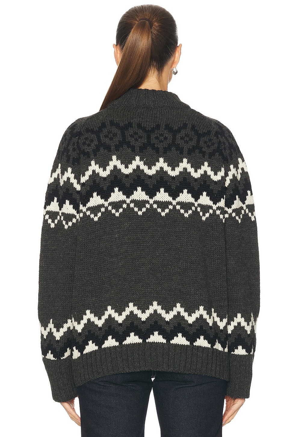 Bansha Fairisle Crewneck Sweater - 3