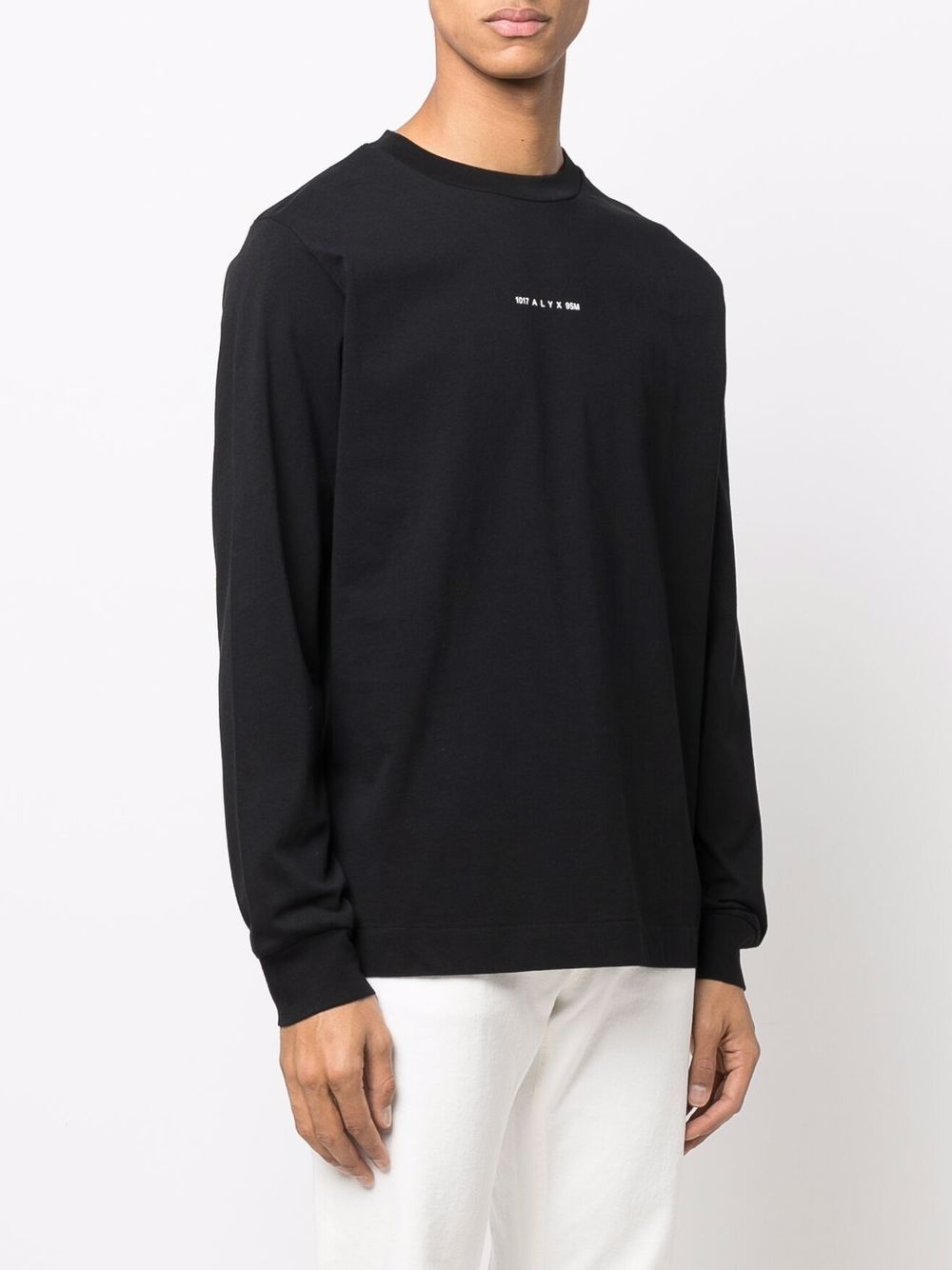 logo-print long-sleeved T-shirt - 4