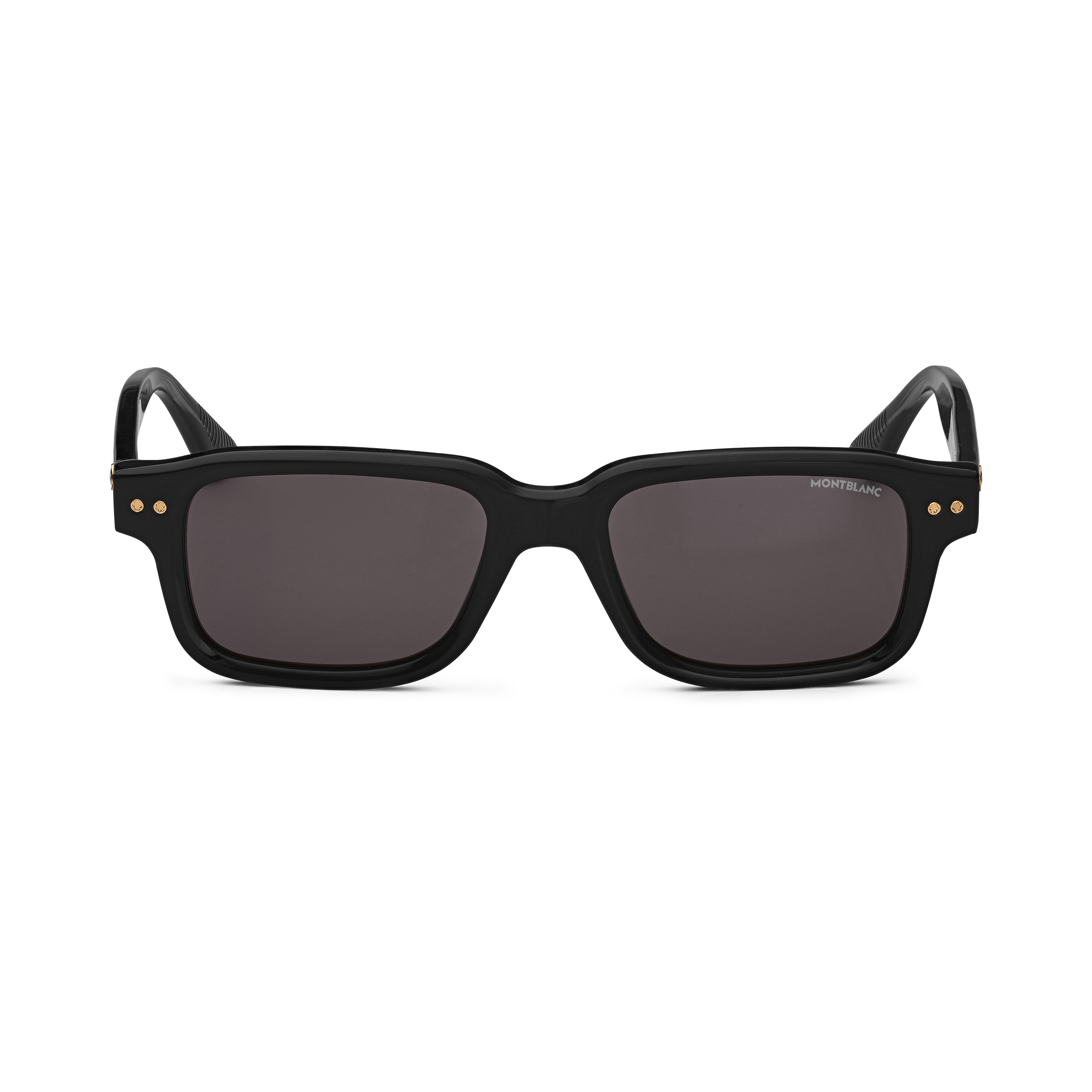Rectangular Sunglasses with Black Acetate Frame - 1